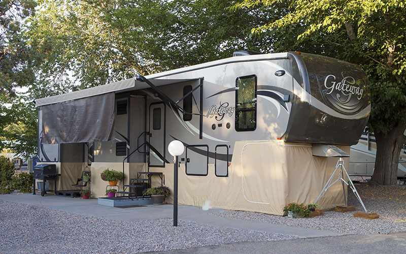 Coronado Village RV Park Albuquerque New Mexico Private Oversized Lots